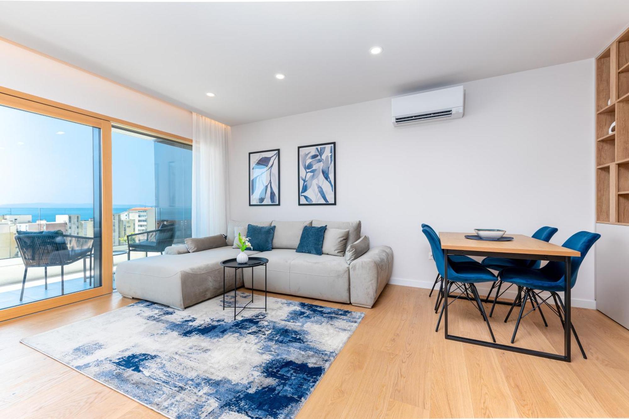 Luxury Adria Sea City & Mountain View Apartment Макарска Екстериор снимка